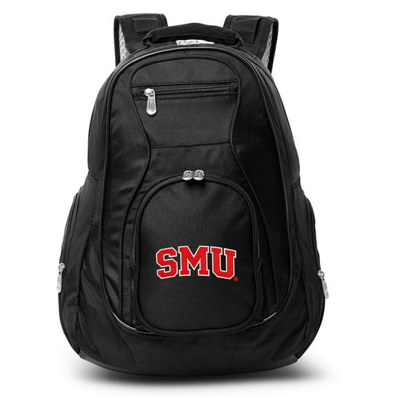 MOJO Black SMU Mustangs 19'' Laptop Travel Backpack