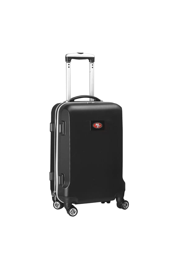 MOJO Black San Francisco 49ers 21" 8-Wheel Hardcase Spinner Carry-On Luggage