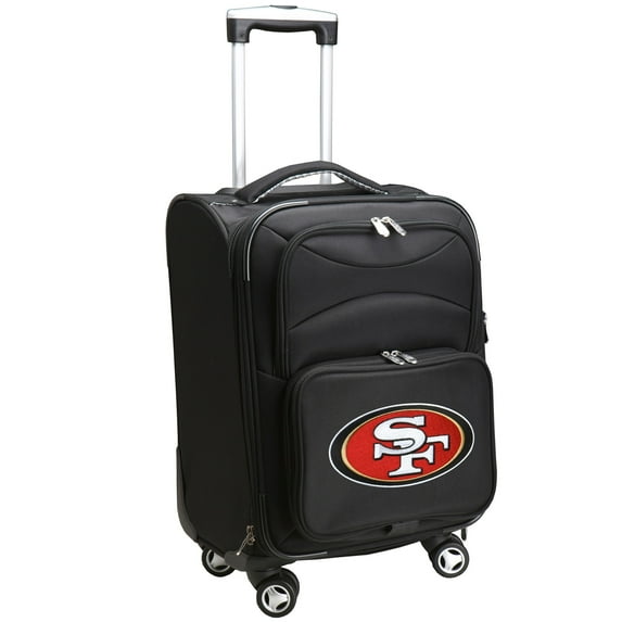 MOJO Black San Francisco 49ers 21" Softside Spinner Carry-On