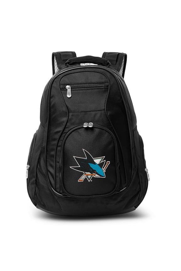 MOJO Black San Jose Sharks 19'' Laptop Travel Backpack