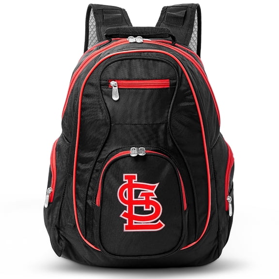 MOJO Black St. Louis Cardinals 19" Premium Laptop Backpack