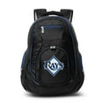 thumbnail image 1 of MOJO Black Tampa Bay Rays Trim Color Laptop Backpack, 1 of 4