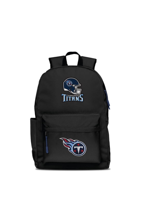 Black Tennessee Titans Two Logo Campus Backpack