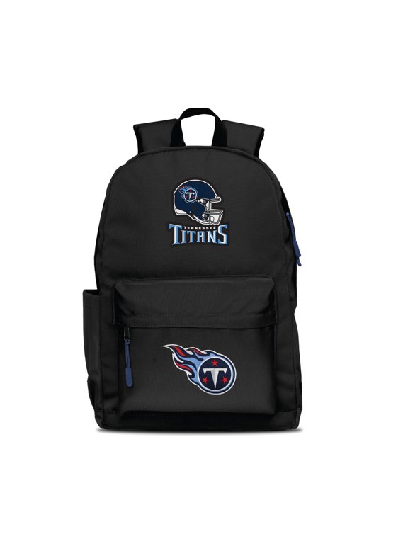 Black Tennessee Titans Two Logo Campus Backpack