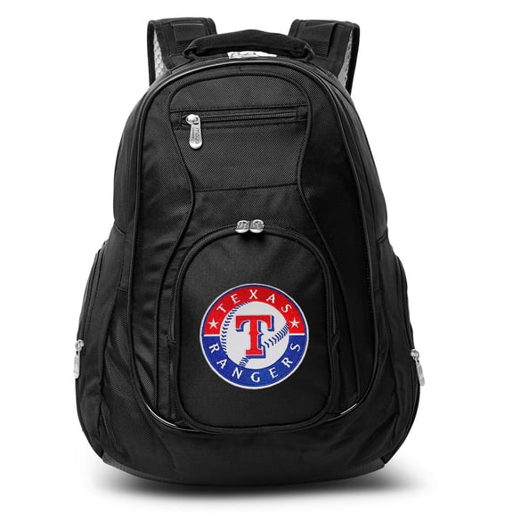 MOJO Black Texas Rangers 19'' Laptop Travel Backpack