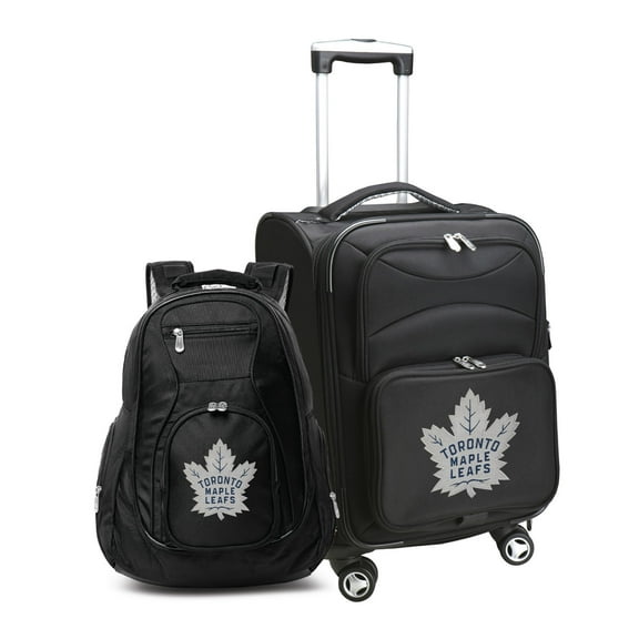 MOJO Black Toronto Maple Leafs Softside Carry-On & Backpack Set
