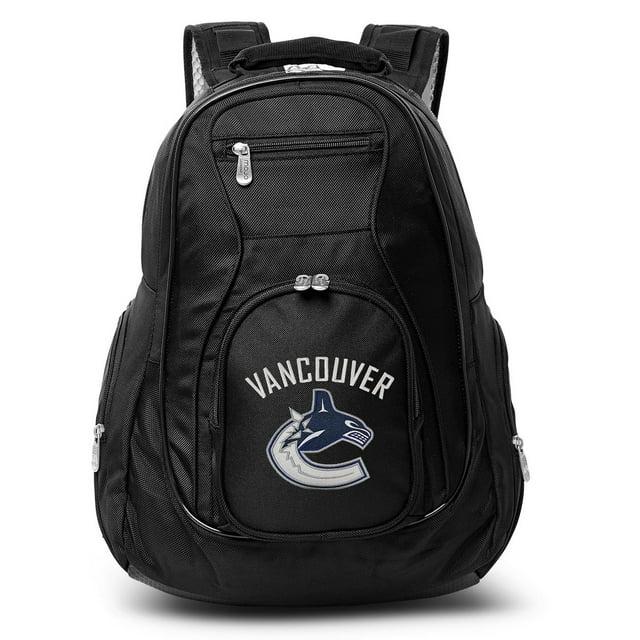MOJO Black Vancouver Canucks 19'' Laptop Travel Backpack