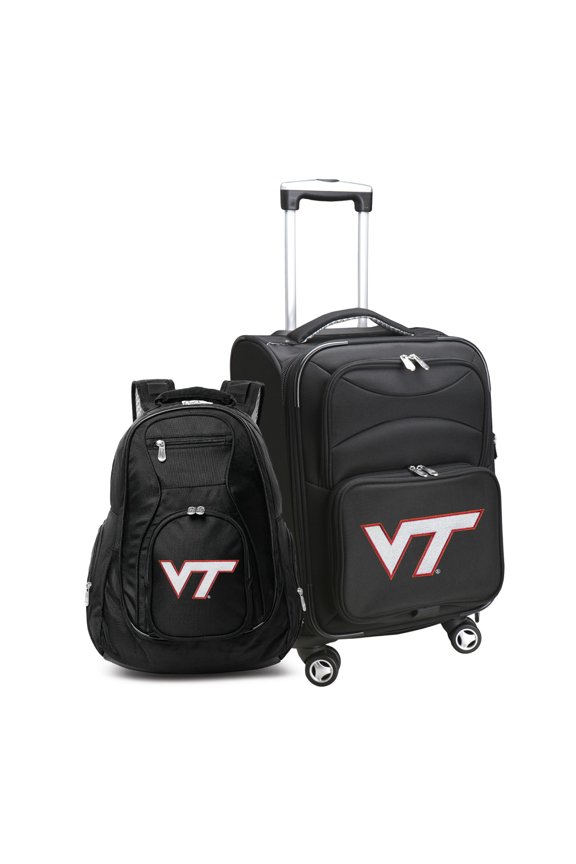 Black Virginia Tech Hokies Softside Carry-On & Backpack Set
