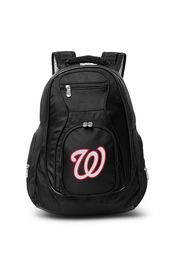 MOJO Black Washington Nationals 19'' Laptop Travel Backpack