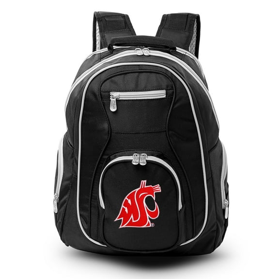 MOJO Black Washington State Cougars Trim Color Laptop Backpack