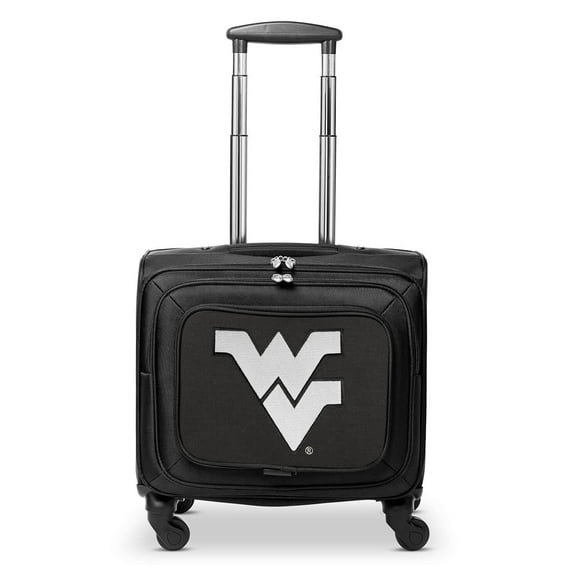 MOJO Black West Virginia Mountaineers 14'' Laptop Overnighter Wheeled Bag