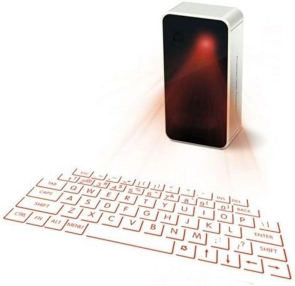 MOJO Bluetooth Wireless Laser Projection Virtual Keyboard Portable Full-Size Keypad - image 1 of 3