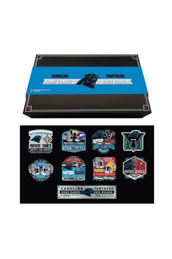 Carolina Panthers 2023 Game Day Pin Collector Set