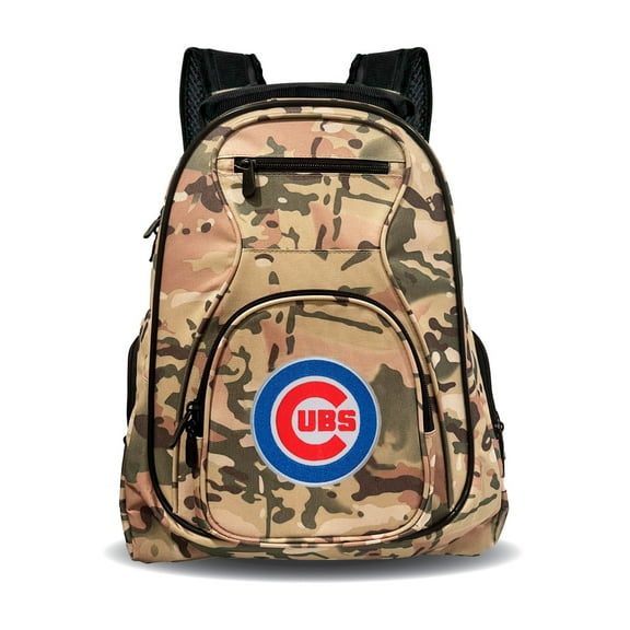 MOJO Chicago Cubs 19" Camo Premium Laptop Backpack