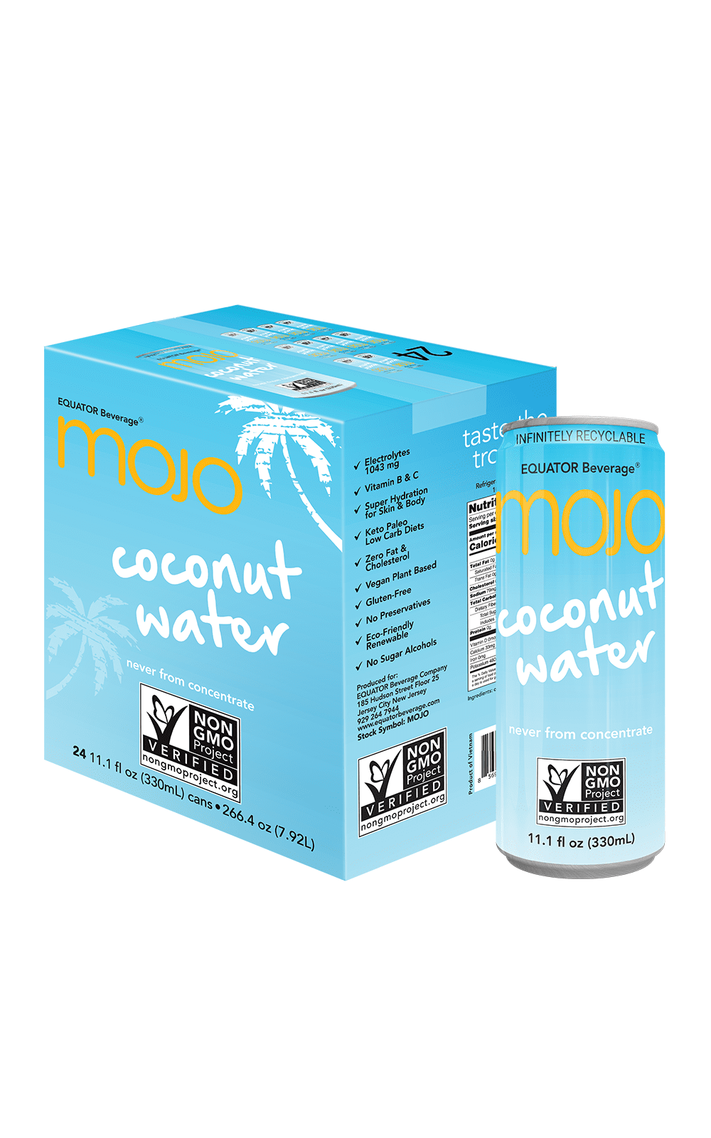 MOJOCO Refreshing Coconut Water,Made Using Real Tender Coconut Water-200  ML(Pack of 24) - Price History