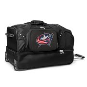 MOJO Columbus Blue Jackets Black 27 2-Wheel Drop Bottom Rolling Duffel Bag