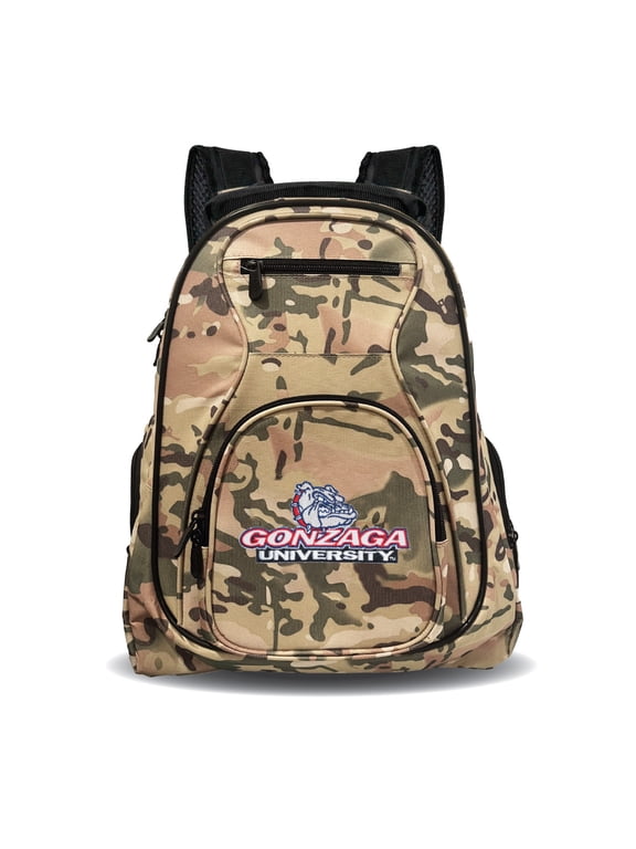 Gonzaga Bulldogs 19" Camo Premium Laptop Backpack