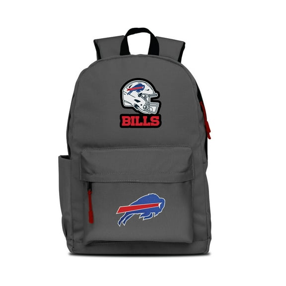 MOJO Gray Buffalo Bills Two Logo Campus Backpack