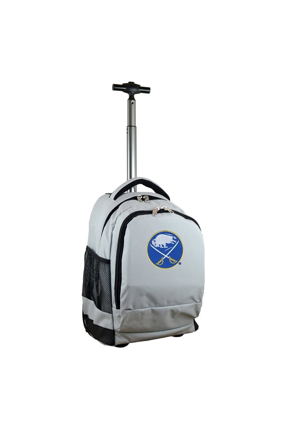 Gray Buffalo Sabres 19'' Premium Wheeled Backpack