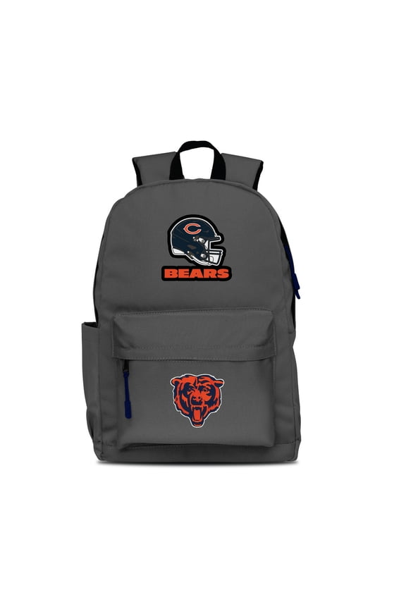 Gray Chicago Bears Two Logo Campus Backpack