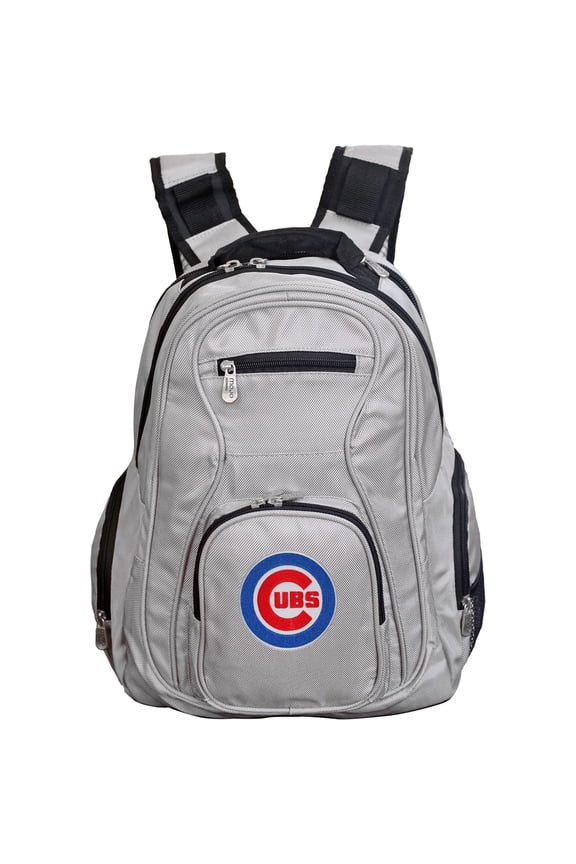 MOJO Gray Chicago Cubs Backpack Laptop