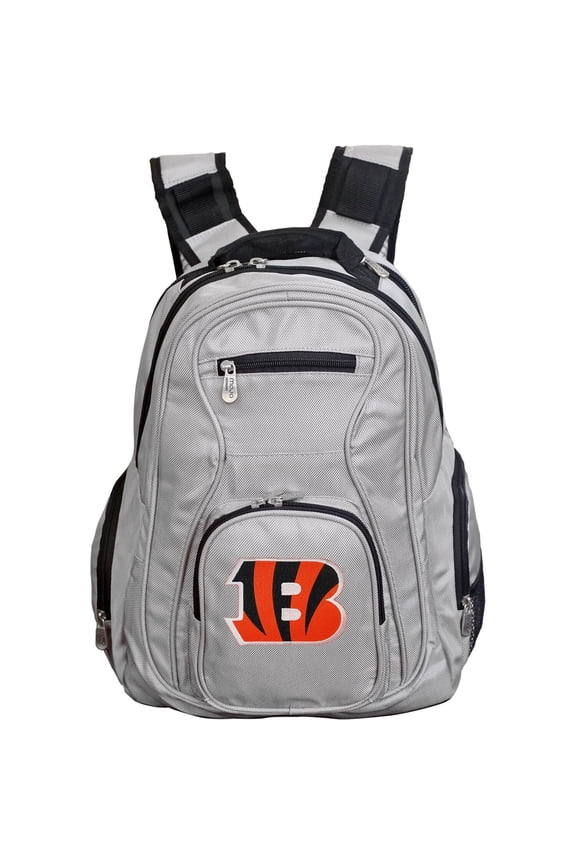 Gray Cincinnati Bengals Premium Laptop Backpack