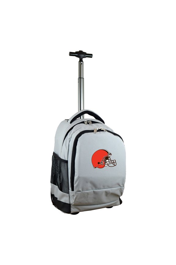 MOJO Gray Cleveland Browns 19'' Premium Wheeled Backpack