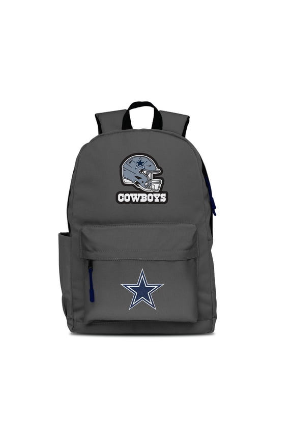 Gray Dallas Cowboys Two Logo Campus Backpack