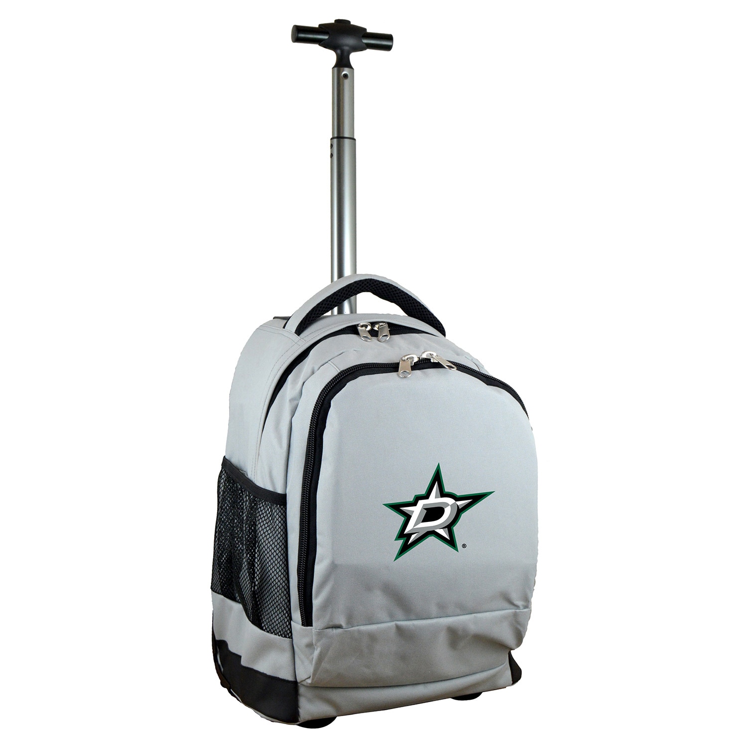 MOJO Gray Dallas Stars 19'' Premium Wheeled Backpack - image 1 of 6