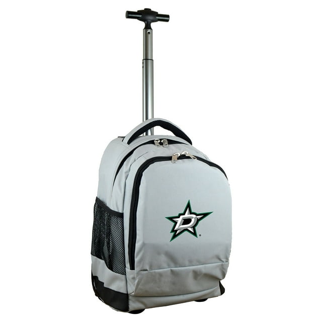 MOJO Gray Dallas Stars 19'' Premium Wheeled Backpack