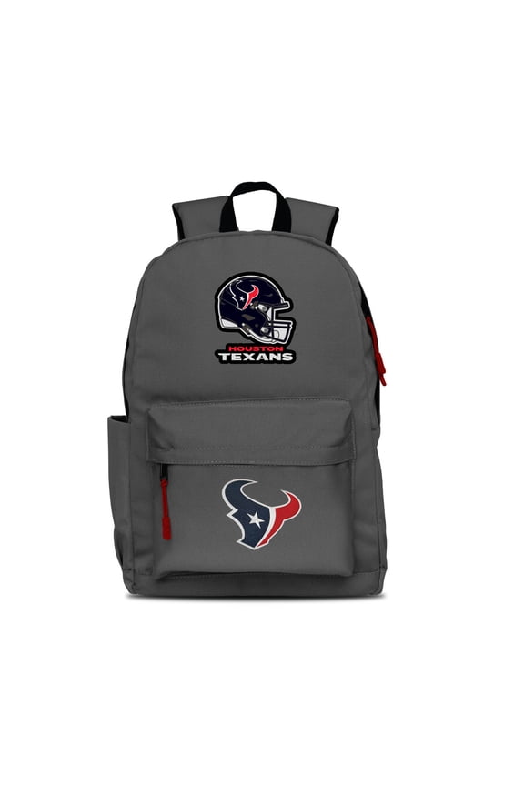 Gray Houston Texans Two Logo Campus Backpack