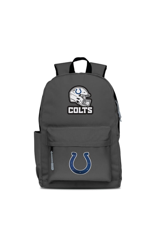 Gray Indianapolis Colts Two Logo Campus Backpack