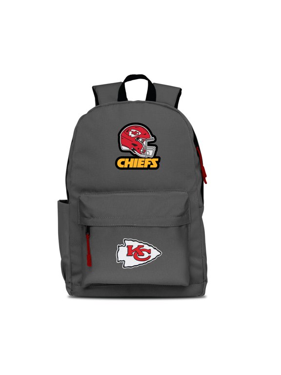 Gray Kansas City Chiefs Two Logo Campus Backpack