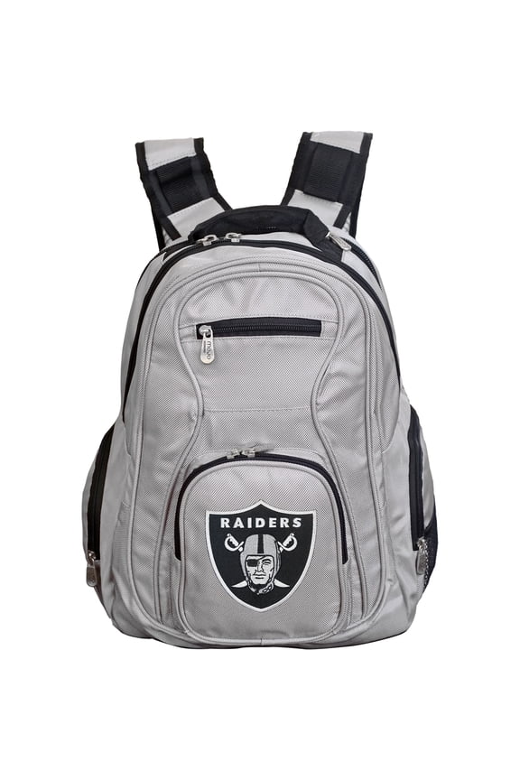 Gray Las Vegas Raiders Premium Laptop Backpack