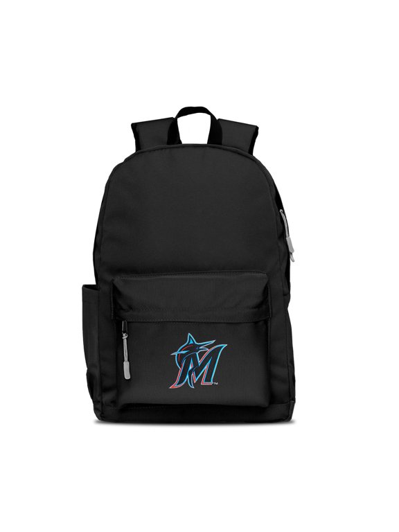 Gray Miami Marlins Laptop Backpack