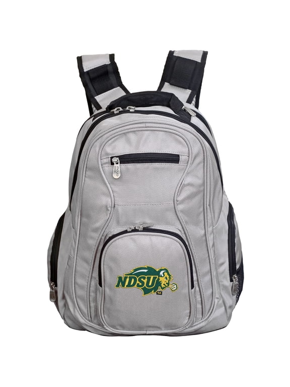 Gray NDSU Bison Backpack Laptop