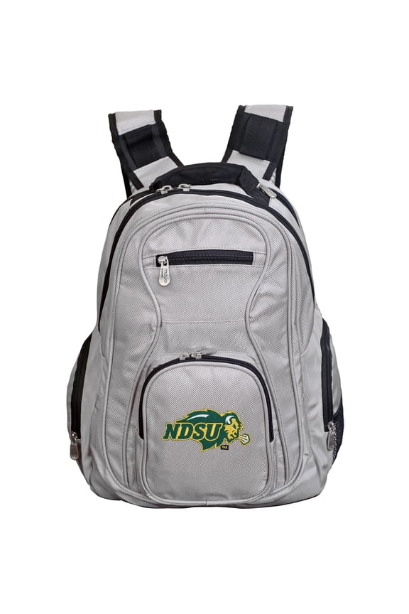 Gray NDSU Bison Backpack Laptop