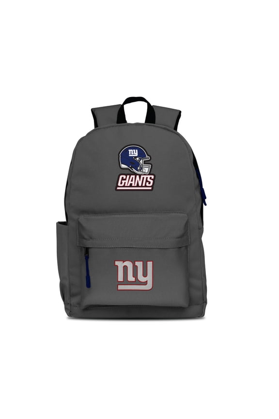 Gray New York Giants Two Logo Campus Backpack