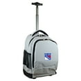 thumbnail image 1 of MOJO Gray New York Rangers 19'' Premium Wheeled Backpack, 1 of 6