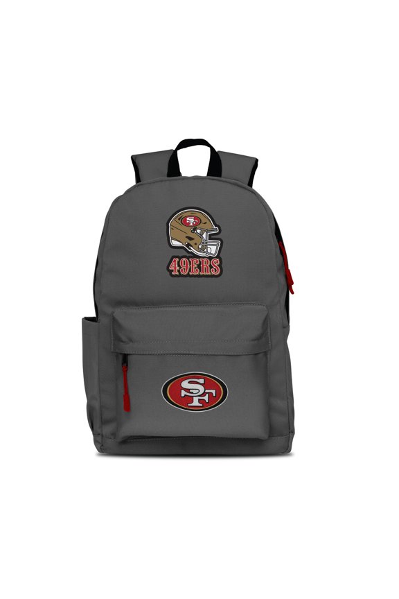 Gray San Francisco 49ers Two Logo Campus Backpack