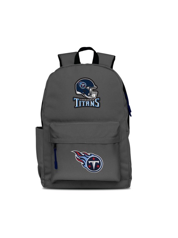 Gray Tennessee Titans Two Logo Campus Backpack