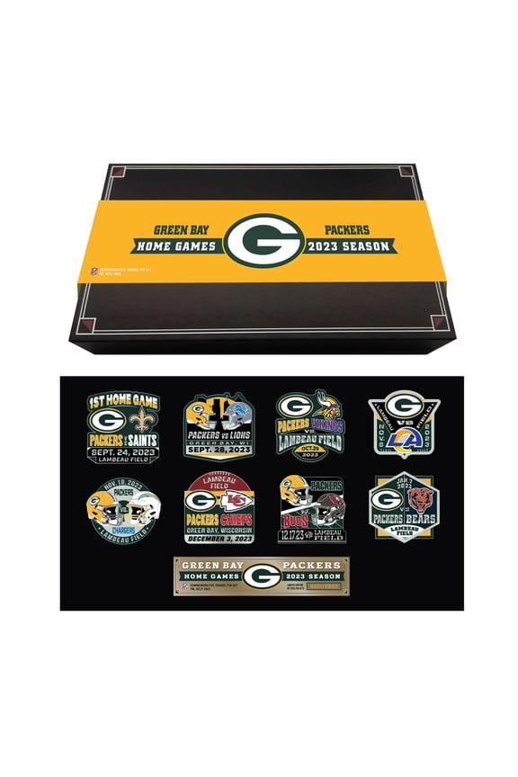 Green Bay Packers 2023 Game Day Pin Collector Set