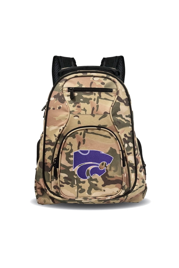 Kansas State Wildcats 19" Camo Premium Laptop Backpack
