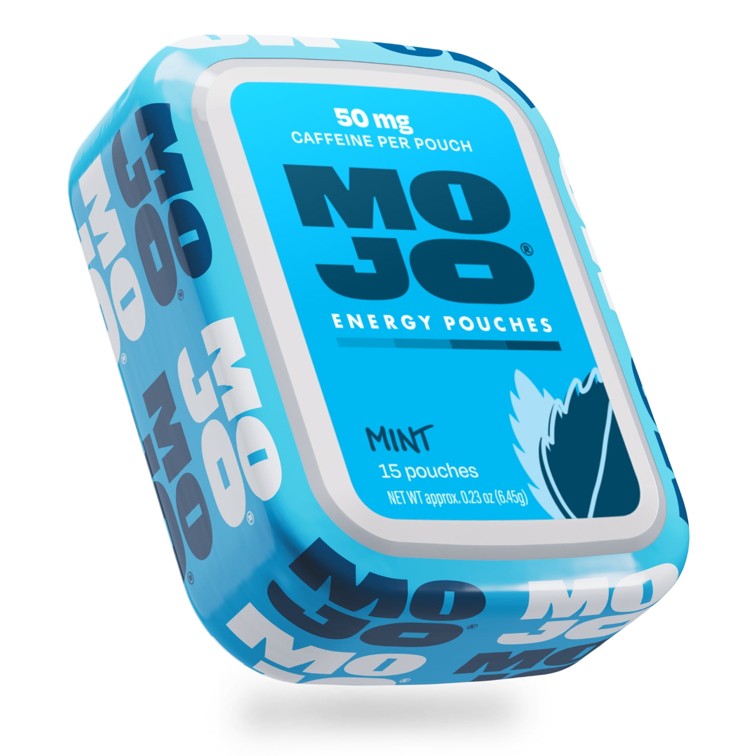 Mojo Energy Peach Watermelon Pouches with 50mg Caffeine, 15 Count