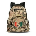 thumbnail image 1 of MOJO Miami Hurricanes 19" Camo Premium Laptop Backpack, 1 of 1