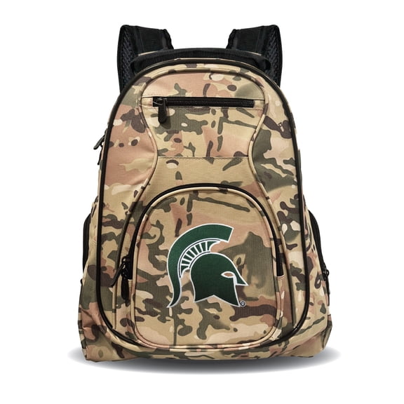 MOJO Michigan State Spartans 19" Camo Premium Laptop Backpack
