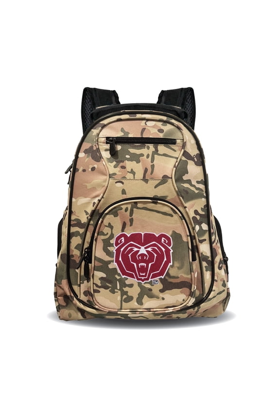 Missouri State University Bears 19" Camo Premium Laptop Backpack
