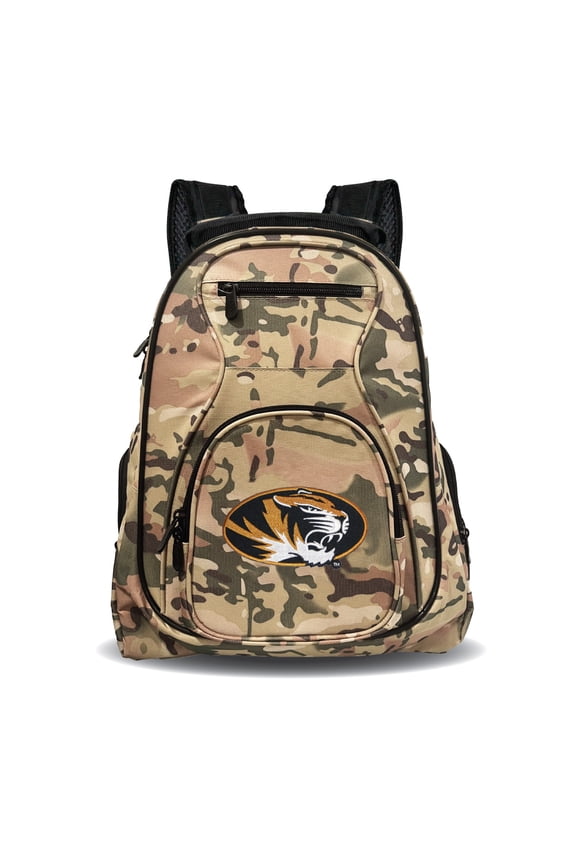 Missouri Tigers 19" Camo Premium Laptop Backpack