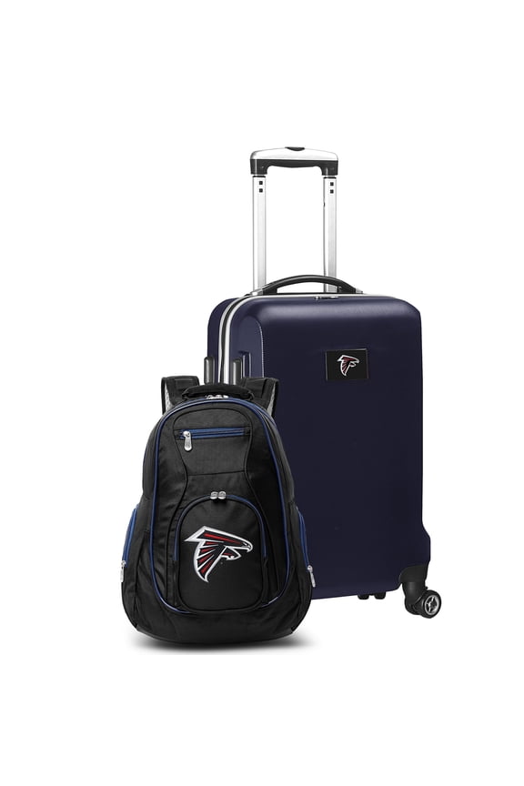 MOJO Navy Atlanta Falcons 2-Piece Backpack & Carry-On Set