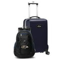 thumbnail image 1 of MOJO Navy Baltimore Ravens 2-Piece Backpack & Carry-On Set, 1 of 1